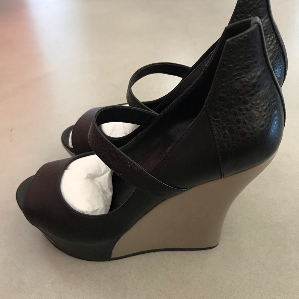 Camilla Skovgaard Moon Wedge Shoe Black Dust 9.5 - Picture 3 of 8
